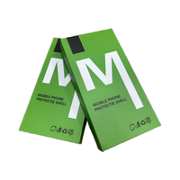 Usine personnalisée 6.4 pouces couverture magnétique vert papier spécial étui de téléphone boîte d'emballage pour iPhone 15/16 Pro Samsung étui de téléphone