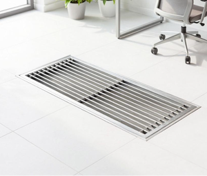 Grille de ventilation au sol personnalisée en aluminium durable pour système CVC résidentiel et commercial - Product Image 3