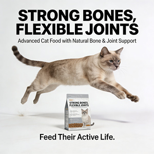 OEM Organik Yüksek Proteinli Kedi Maması Glukozamin Kondroitin ile Eklem Hareketliliğini ve Kemik Sağlığını Destekler Yavru Kediler, Yetişkin ve Yaşlı Kediler için - Product Image 6