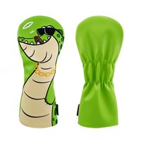 Logo personnalisé Broderie Golf Club Driver Premium PU Leather Putter Golf Fairway Wood Hybrid Cover Golf Head Covers en stock