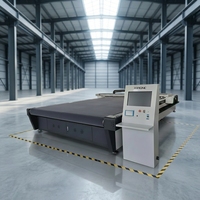 Machine de découpe numérique automatique CNC 1625 avec couteau oscillant pour acrylique, découpe de papier et autocollants