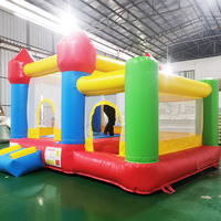 Château gonflable miniature de haute qualité en PVC personnalisé pour l'extérieur, avec logo personnalisé pour enfants