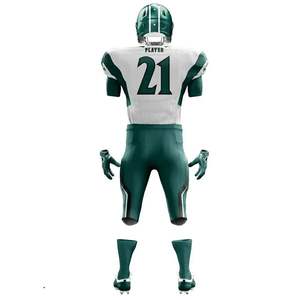 Uniformes de football américain personnalisés de haute qualité ensembles sublimés respirants à séchage rapide Options de taille Plus - Product Image 5