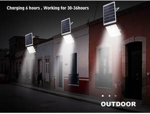Lumen élevé extérieur Dimmable IP67 ABS capteur de mouvement contrôle de la lumière <span class=keywords><strong>jour</strong></span> <span class=keywords><strong>nuit</strong></span> charge solaire Led projecteur avec télécommande - Product Image 4