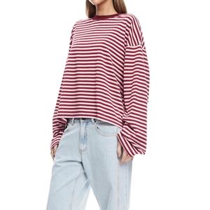 Chemises à manches longues pour femmes en vrac OEM, chemises de haute qualité, chemise en coton pur, personnalisation de t-shirts pour femmes - Product Image 2