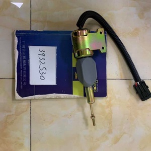 อะไหล่รถขุด R220-5 B5.9 โซลินอยด์หยุด 12V 24V รุ่น 3932529/3932530/3935430 - Product Image 3