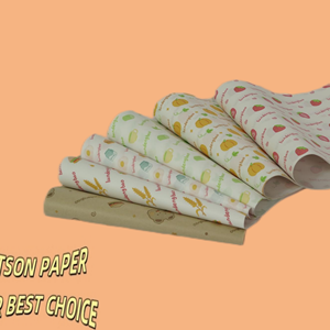 Papier alimentaire jetable imperméable en PE écologique personnalisé 32 GSM, résistant à l'huile, sans danger pour les aliments, pour hamburgers, poulet frit, frites - Product Image 5