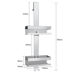Multi-layer <b>Corner</b> Bathroom <b>Racks</b> <b>Shower</b> Room Hanging Punch-Free Eco-Friendly Modern Design Toilet Storage Shelves Wholesale - Product Image 1
