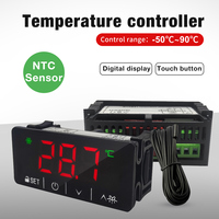 En gros Thermostat numérique écran tactile régulateur de température régulateur de température capteur NTC relais brassage incubateur