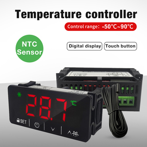 Venta al por mayor, termostato <span class=keywords><strong>Digital</strong></span>, pantalla táctil, controlador de temperatura, regulador de temperatura, Sensor NTC, relé, incubadora de elaboración de cerveza - Product Image 4