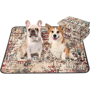 Almohadillas de entrenamiento para perros Db Qeils, 18x24 pulgadas, paquete de 2, reutilizables, lavables, antideslizantes, para perros pequeños - Product Image 1