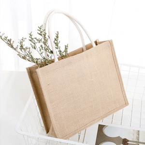 New Style Custom <strong>Printed</strong> Logo Linen Shopping <strong>Tote</strong> <strong>Bag</strong> <strong>Jute</strong> Handbag for Promotion - Product Image 3