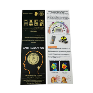 Capa de Telefone com Proteção EMF, Adesivo Anti-Radiação Dourado 24K, Proteção Contra Radiação EMF, Escudo Quântico, Chip Terahertz Personalizado - Product Image 3