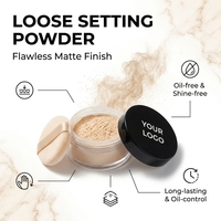 Kit di Bellezza Eco-Friendly con Polvere Fissante, Confezione Biodegradabile, Etichetta Privata OEM ODM, Vegano e Cruelty Free, Creator Studio Pro
