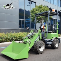 Caricatore Elettrico di Qualità Premium LAWNIO con Sterzo Completamente Idraulico, Operazioni Multiuso per Uso Interno, Caricatore a Ruote Elettrico