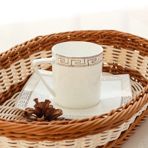 Tùy Chỉnh vuông chiếc đĩa <span class=keywords><strong>cup</strong></span> Set thiết kế mới Sứ Xương Trung Quốc ly và đĩa làm từ gốm với thanh lịch Đóng gói hộp - Product Image 4