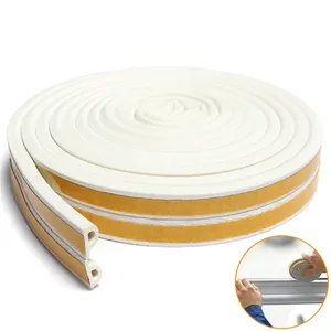 Rubber Door Window Frame Seals Foam Weather Stripping Sound Proof Sealing Strips Draught Excluder Self Adhesive