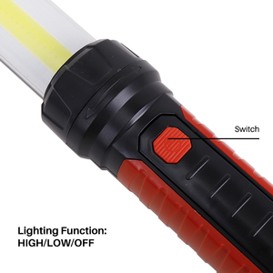 Lámpara de Trabajo Magnética Recargable de 4000mAh para Reparación de Automóviles de Emergencia, Lámpara LED COB Inalámbrica Portátil para Mecánicos, Resistente al Agua - Product Image 2