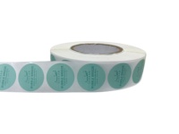 Papel Sintético Resistente al Agua y al Aceite, Adhesivo Redondo para Difusor de Aromas, Recambio para el Hogar, Diseño Personalizado, Etiqueta Adhesiva, OEM, ODM