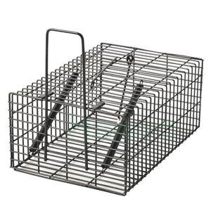 Fareler kontrol çelik tel Metal fare fare kapanı kafes kullanımlık fare kapanı kafes canlı fareler bahçe kemirgen kontrolü için tuzak - Product Image 5