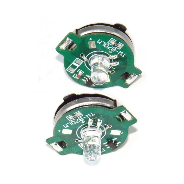 Round Led Lights for Crafts Mini Single Led Lamp Small Cr2032 Battery Operated Led Flashing Module for Display