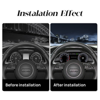 Panel Instrumen LCD Berkualitas Tinggi untuk Audi A5 2008-2016, Cluster Digital Carplay Linux, Speedometer, Panel Instrumen Dashboard