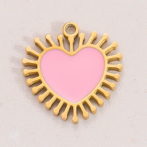 Accesorios Femeninos Hechos a Mano, Colgantes de Moda de Acero Inoxidable Chapados en Oro de 18K, Dijes Pequeños para Joyería, Pulseras y Collares - Product Image 4