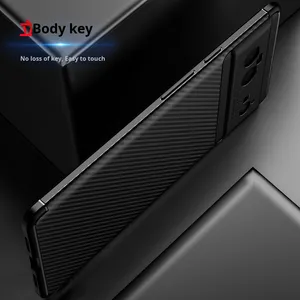 Carbon <strong>Fiber</strong> Pattern Soft TPU Mobile Phone Case for <strong>Google</strong> Pixel 10 9 8 7 6 Pro Shockproof Protective Cell Phone Cover - Product Image 2