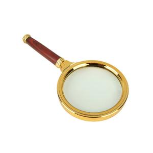 रेडवुड हैंडल एब्स और पीतल के हेडबैंड ने पढ़ने और आउटडोर अवलोकन के लिए आवर्धक ग्लास ऑप्टिकल ग्लास लेंस का नेतृत्व किया - Product Image 1