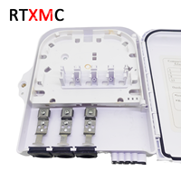 RTXMC Abs 8 Port Caixa Cto Fiber Terminal Box Fiber Optic Box Nap Ftth Box 1*8 Plc Splitter Factory Supply Bon Prix Pc Ip65