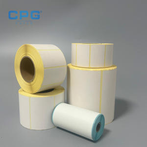 Étiquettes thermiques directes en gros, sans BPA, 4x6 pouces, 135 g/m², pour supermarchés et commerces de détail, autocollants à code-barres thermiques - Product Image 1