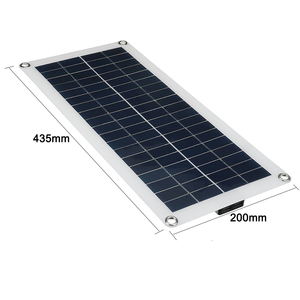 Draagbare 12V Usb Oplaadinterface Zonnepaneel Kit Waterdichte Flexibele Zonnecellen Voor Mobiele Telefoon Rv Auto Voor Gebruik Buitenshuis - Product Image 2