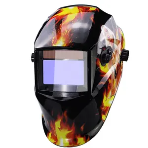 Gran oferta, Soldador/casco de soldadura con oscurecimiento automático, energía Solar, sombra Variable, función de molienda