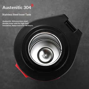Termo de Acero Inoxidable 304 de Gran Capacidad con Asa Portátil para Coche, Taza Aislada para Hombre, Mantiene Frío, Personalizable para el Hogar - Product Image 4