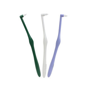 Grosir sikat gigi runcing <span class=keywords><strong>Mini</strong></span> Macaron untuk kucing dan anjing persediaan hewan peliharaan pembersih mulut plastik - Product Image 5