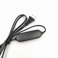 Prise EU US Câble d'alimentation secteur E27 Bases d'ampoule de lampe à LED Prise murale Support de suspension Extension de fil de commutateur pour lampe suspendue