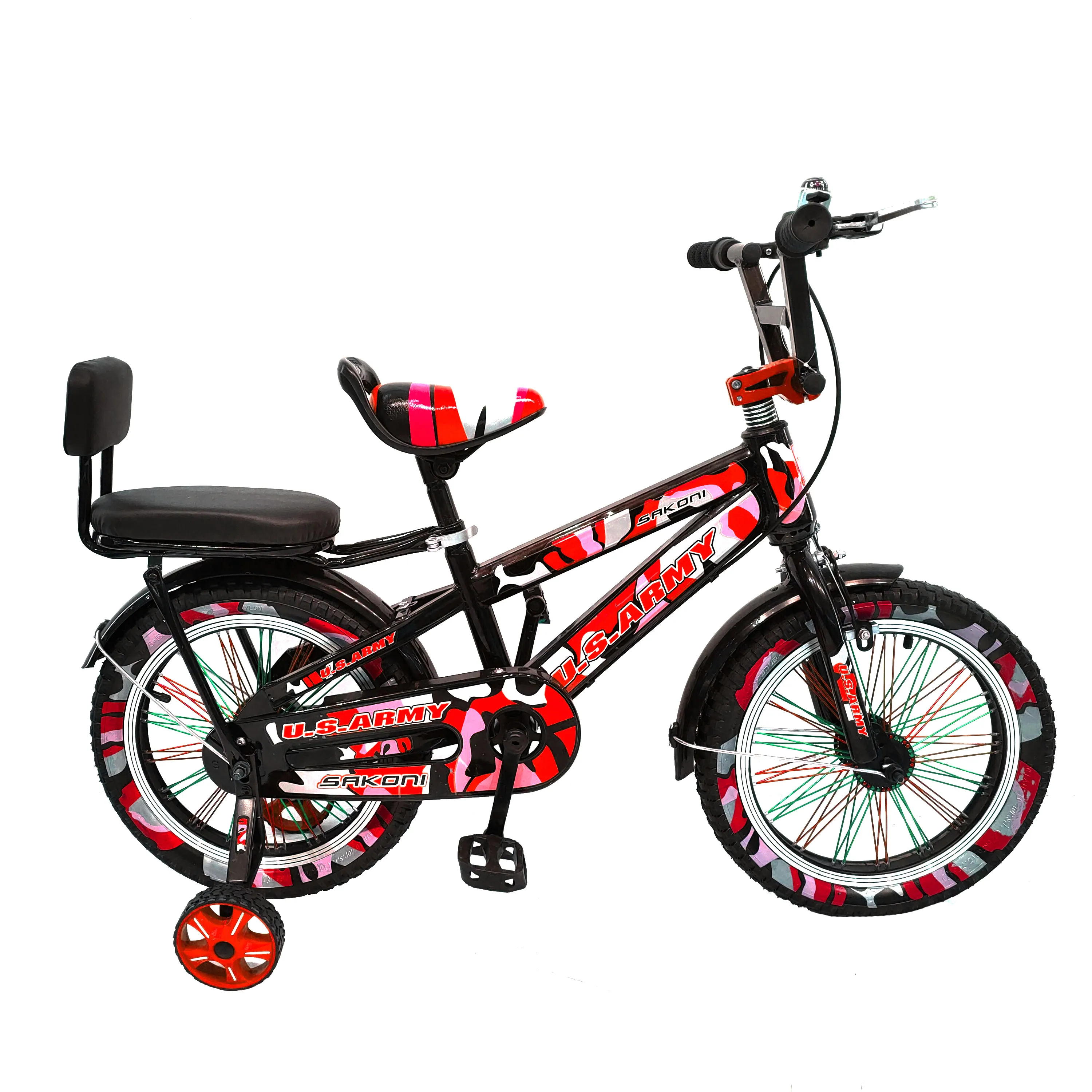 مصنع تصنيع المعدات الأصلية دراجة أطفال 12 بوصة دراجة أطفال ملونة إطار تدريب الأطفال الصلب