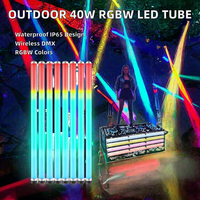 Tube LED Pixel RVB/RVBW 1m IP65 pour extérieur, à piles, DMX512, télécommande sans fil, idéal pour fêtes, mariages, DJ, discothèques, hôtels - Vente Flash