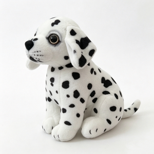 Peluche Dalmatien personnalisée, peluche chiot Dalmatien, peluche chien tacheté, peluche chien Dalmatien, chien blanc et noir - Product Image 1