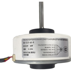 มอเตอร์พัดลมภายในเครื่องปรับอากาศอินเวอร์เตอร์รุ่นดั้งเดิม Rd-310-40-8 แบบไร้แปรงถ่าน ดีซี 310V 40W 8 สปีด - Product Image 1