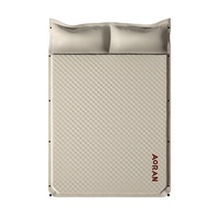 Matelas pneumatique gonflable automatique Aoran, tapis de couchage pour le camping, imperméable à l'humidité, tapis de sol pour tente extérieure, housse en flanelle