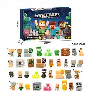 24 días Pixel Robot <span class=keywords><strong>Anime</strong></span> figuritas Navidad Calendario de Adviento caja ciega juguetes coleccionables Navidad cuenta regresiva regalo niños niñas - Product Image 1