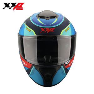 Casques de moto intégraux NEUFS avec grand spoiler, double visière, boucle à dégagement rapide, tailles S-XXL, XXP Warr DOT ABS - Product Image 4