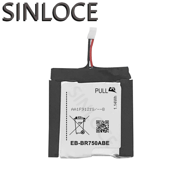 For Samsung Replacement Watch Battery EB-BR750 300mah for Samsung Gear S SM-R750 R750 Smart Watch Genuine Battery EB-BR750ABE