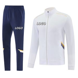 Conjunto Deportivo Chaqueta y Pantalón Deportivo Invierno Otoño Manga Larga Ligero Transpirable Antibacterial Secado Rápido Cuello Redondo Unisex 100% - Product Image 1