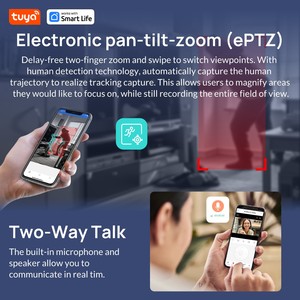 Caméra d'extérieur à double objectif Tuya Smart 4MP 2.5K WiFi - Product Image 4