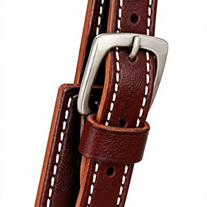 Selle de cheval en cuir véritable de qualité supérieure, style western |   Bridon d'équitation réglable et confortable |   Matériel d'entraînement durable - Product Image 4