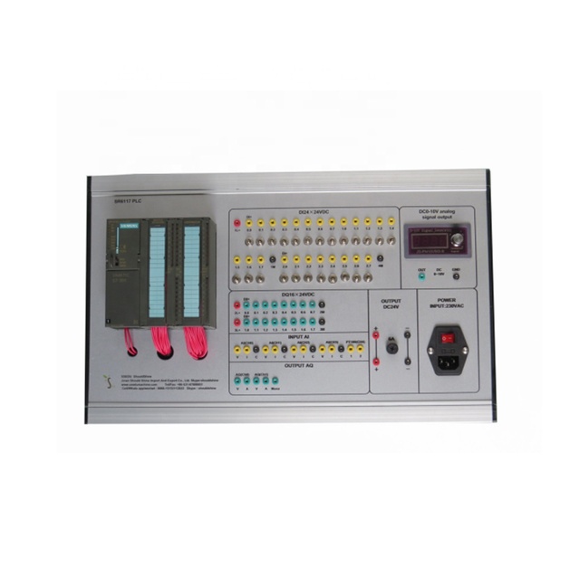 PLC Vocational Training Equipment Power Electronic Trainer Lab Board Kit