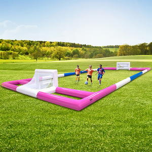 Campo de Fútbol Inflable, Equipo de Juegos al Aire Libre para Niños, Actividad Acuática de Verano, PVC de Instalación Rápida - Product Image 2