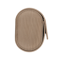 Kotak Jam Tangan Kulit PU 3 Slot Custom, Tempat Jam Tangan Portabel, Organizer Jam Tangan Gulung, Lapisan Suede Hijau, Penutup Kancing, Hadiah